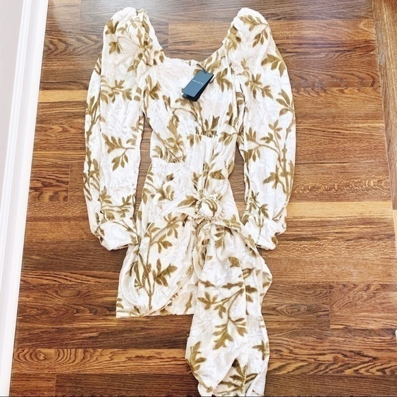 Dodo Bar Or Mona Velvet Mini Jacquard Dress - Picture 10 of 16